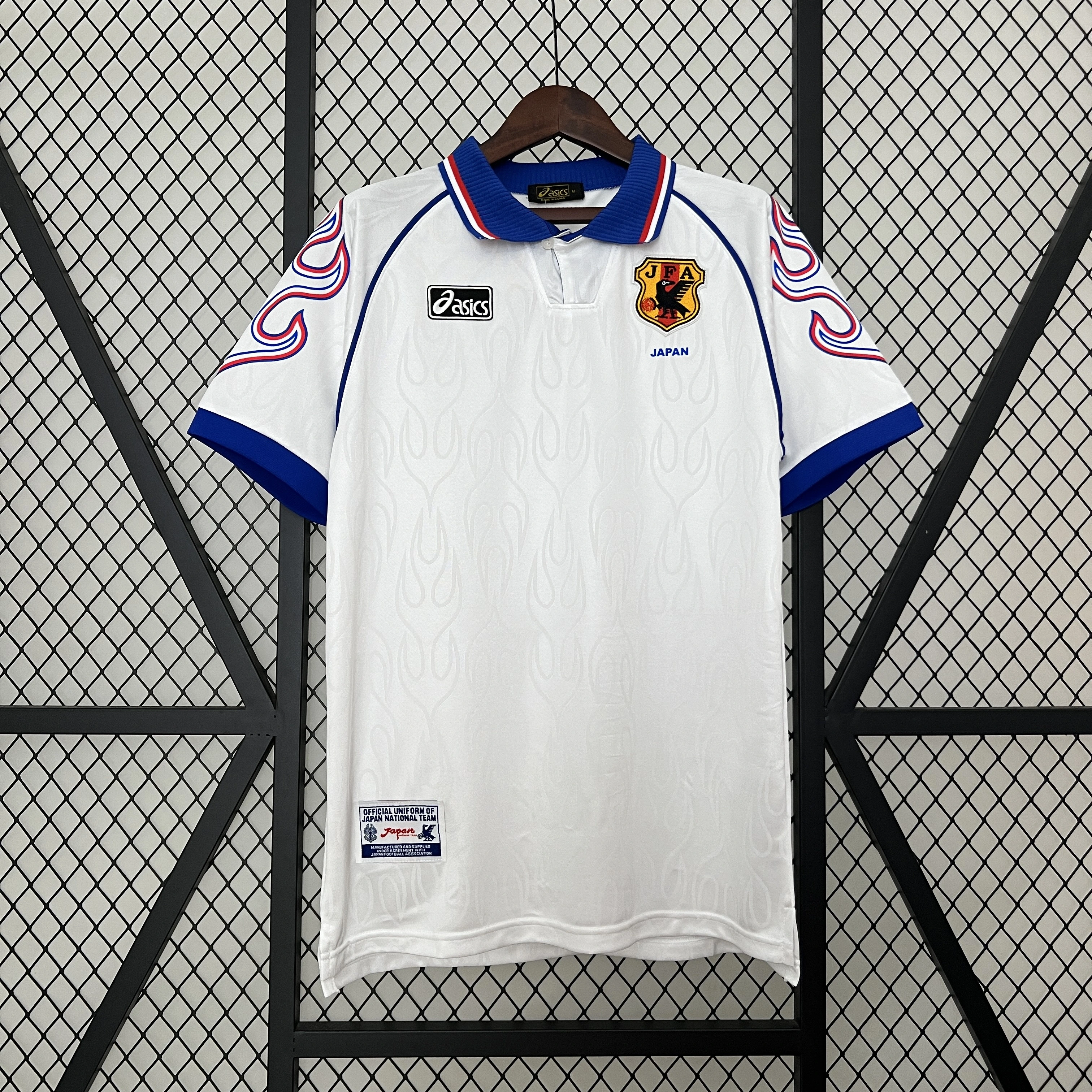 Japan Retro Soccer Jersey Away Custom Shirt 1998 - Jersey