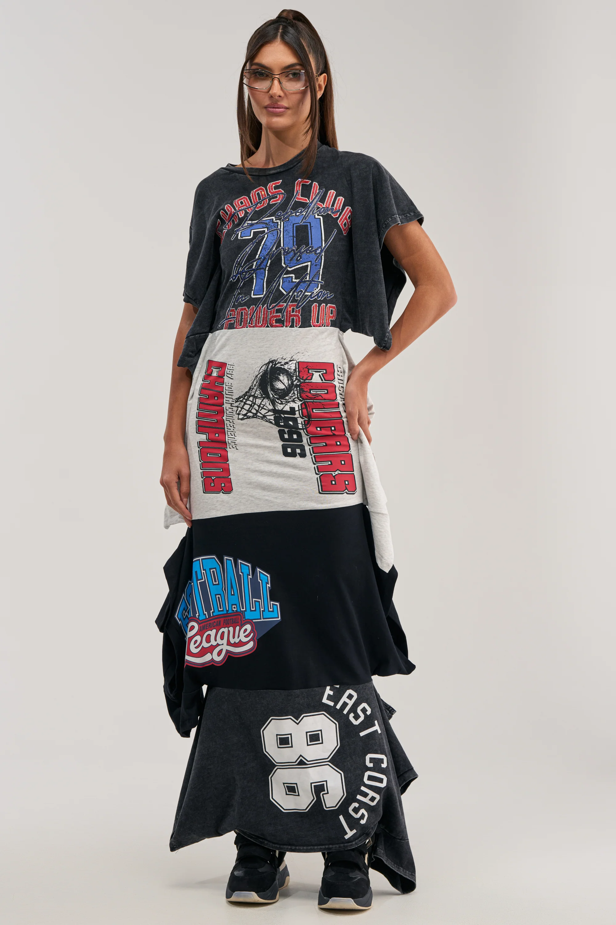 YOUR BIGGEST FAN GRAPHIC TEE MAXI DRESS - Akira Wear