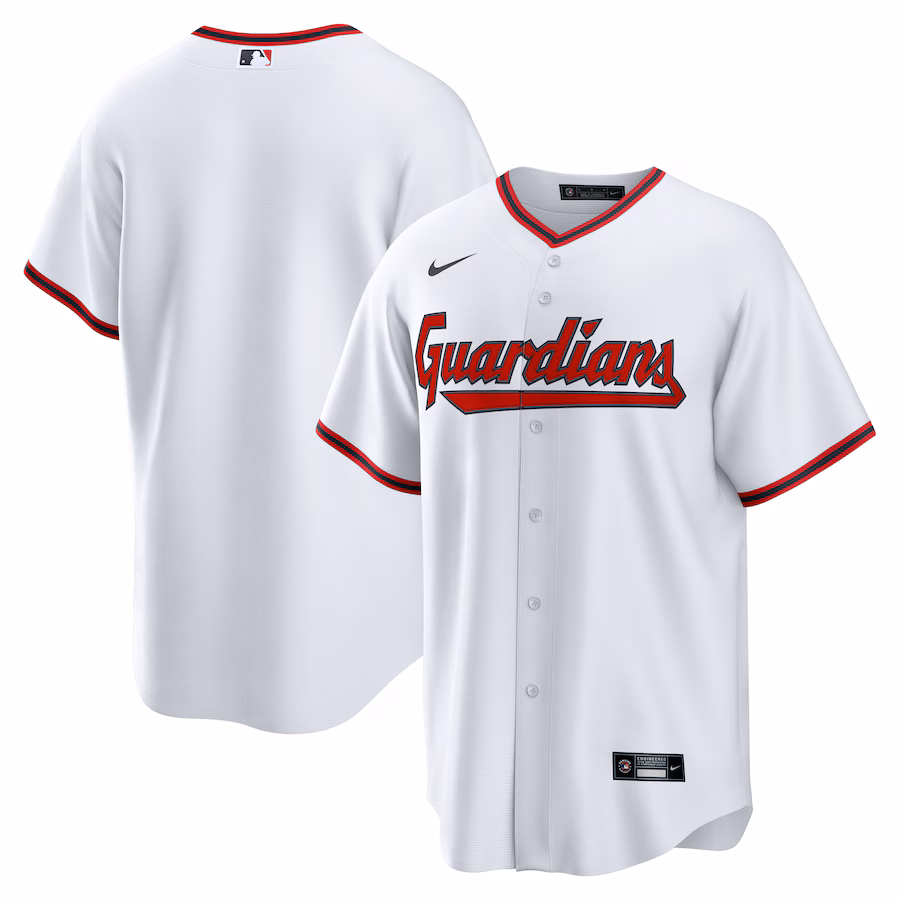 Youth Cleveland Guardians Nike White Home Replica Jersey - Jersey