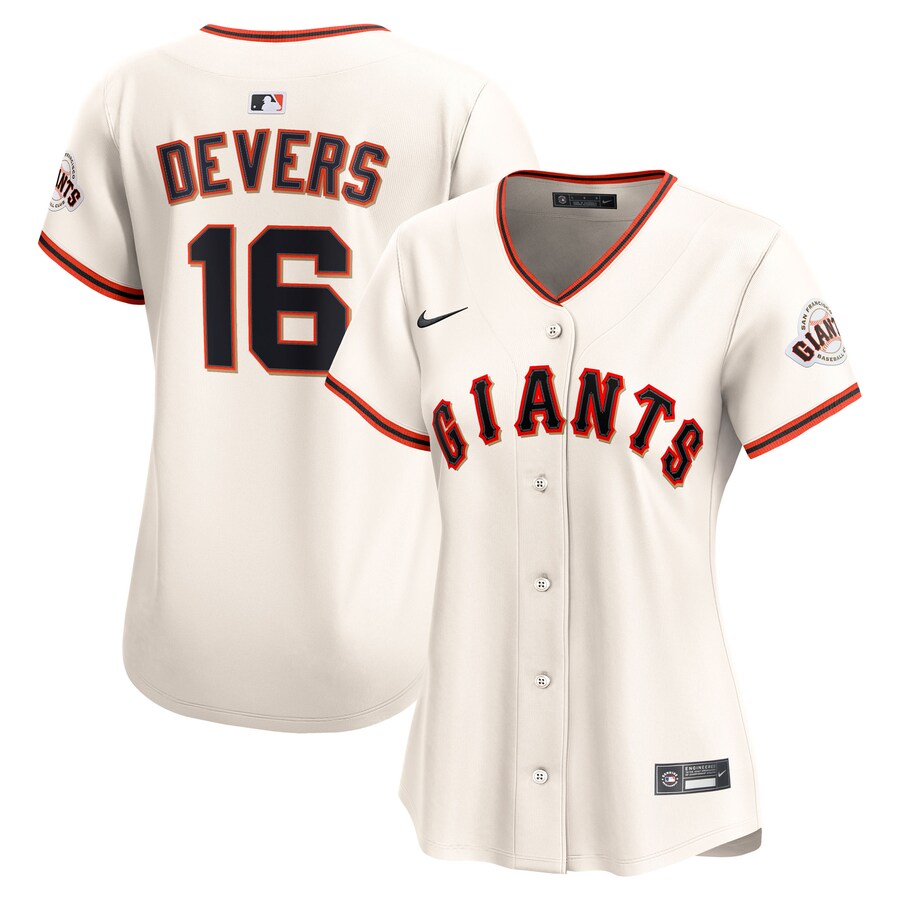 Women's San Francisco Giants Rafael Devers Nike Cream Home Limited Player Jersey - Jersey