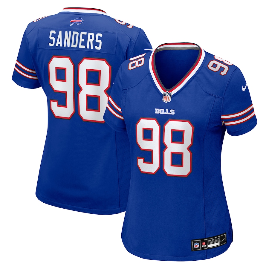 Women's Buffalo Bills T.J. Sanders Nike Royal Team Game Jersey - Jersey