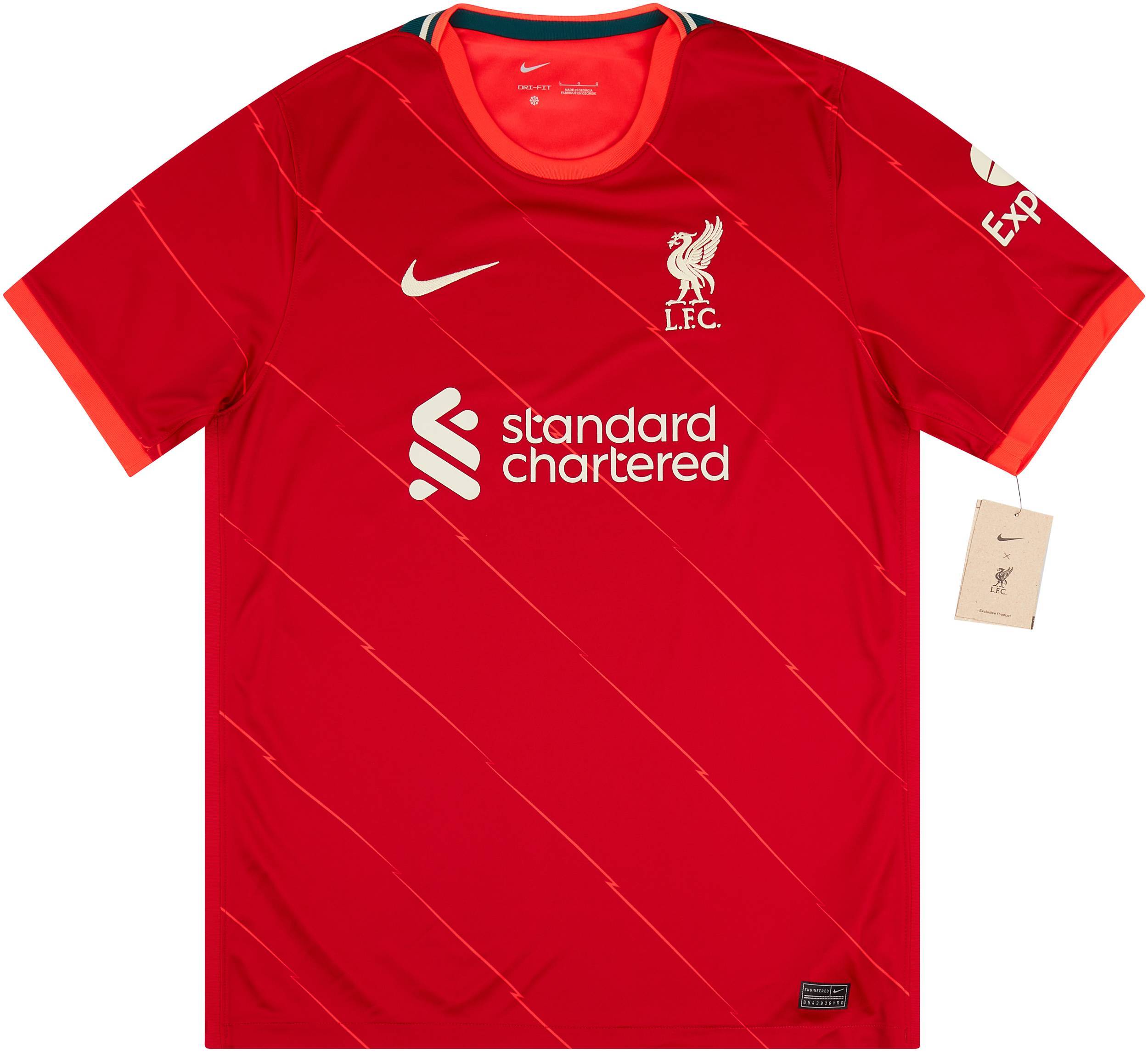 Liverpool Retro Football Jersey Home Custom Shirt 2021/22 - Jersey
