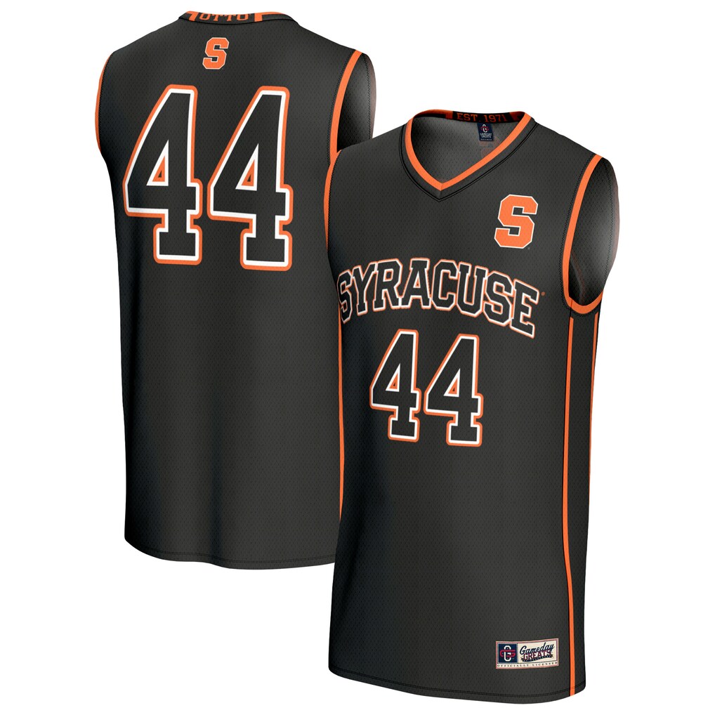 Youth GameDay Greats Black #44 Syracuse Orange Lightweight Collegiate Basketball Fashion Jersey - Jersey