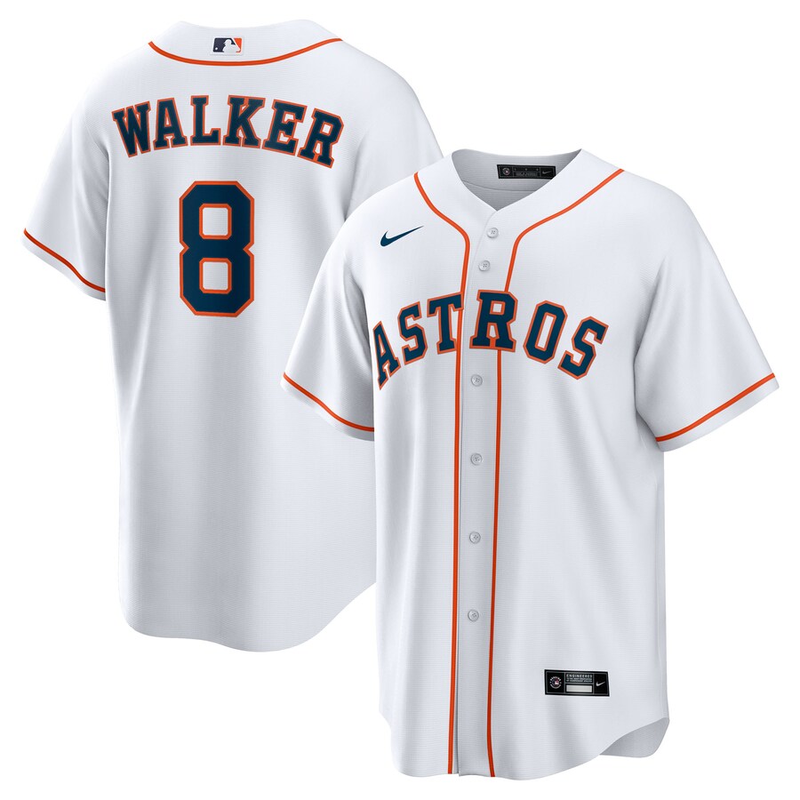 Men's Houston Astros Christian Walker Nike White Home 1.0 Replica Player Jersey - Jersey