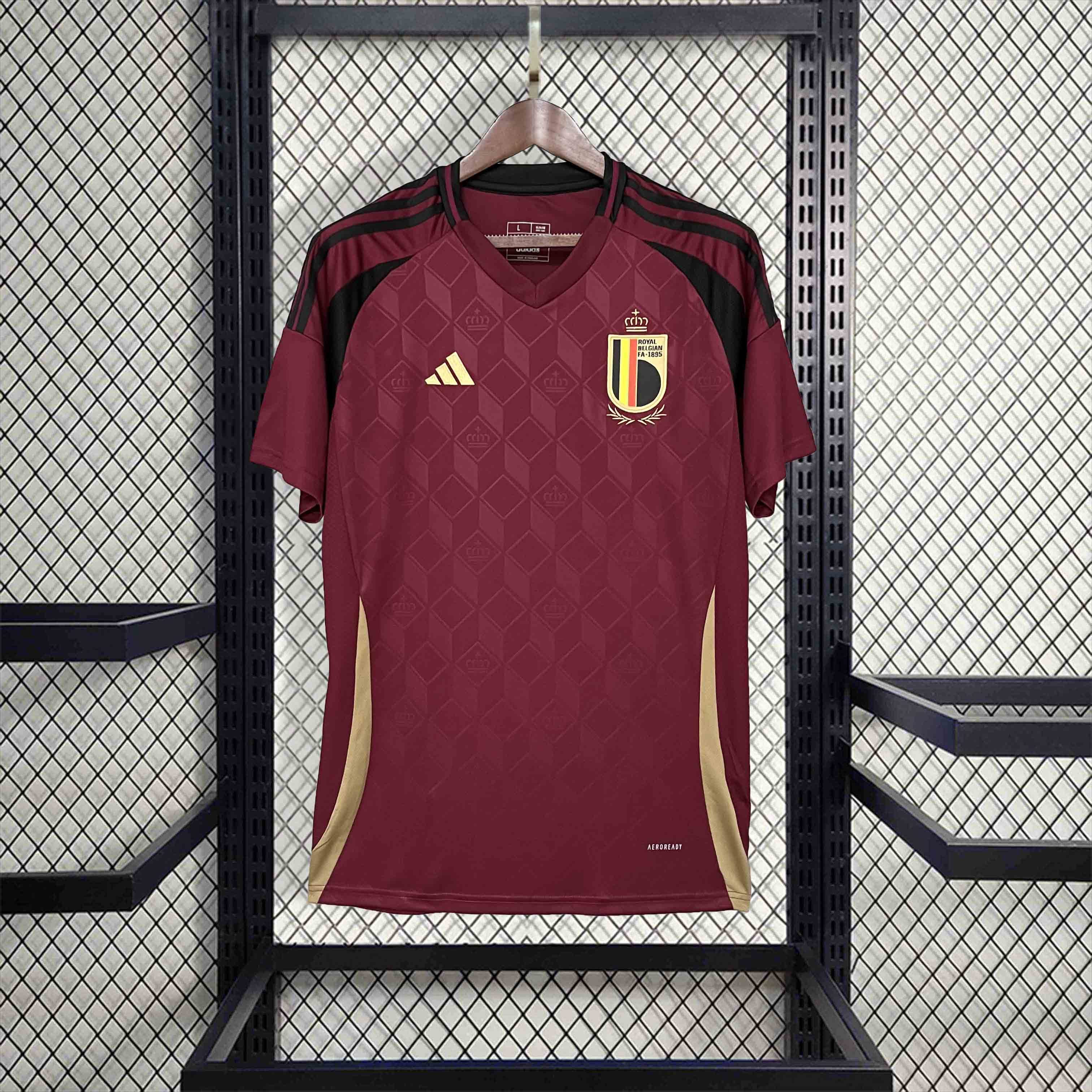 Belgium Soccer Jersey Home Custom Shirt EURO 2024 - Jersey