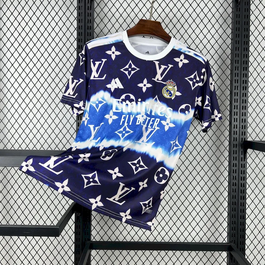 Real Madrid Soccer Jersey LV Joint Special Edition Custom Shirt 2025/26 - Jersey