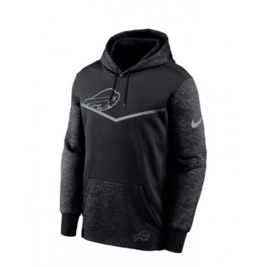 Men's Buffalo Bills Nike Heather Charcoal Historic Lifestyle Full-Zip Hoodie - Jersey
