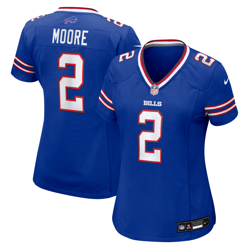 Women's Buffalo Bills D.J. Moore Nike Royal Game Jersey - Jersey