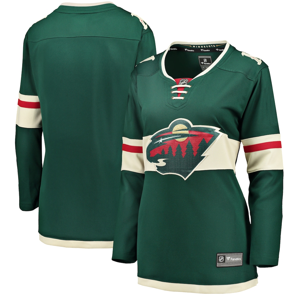 Women's Minnesota Wild Fanatics Green Home Breakaway Jersey - Jersey