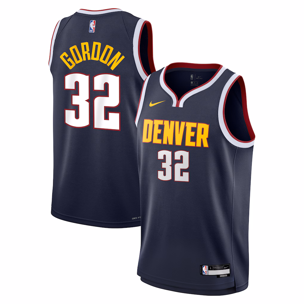 Youth Denver Nuggets Aaron Gordon Nike Navy Swingman Jersey - Icon Edition - Jersey