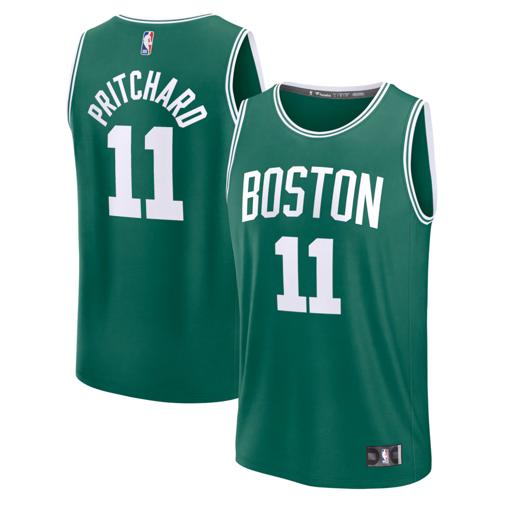 Youth Boston Celtics Payton Pritchard Fanatics Green Fast Break Replica Jersey - Icon Edition - Jersey