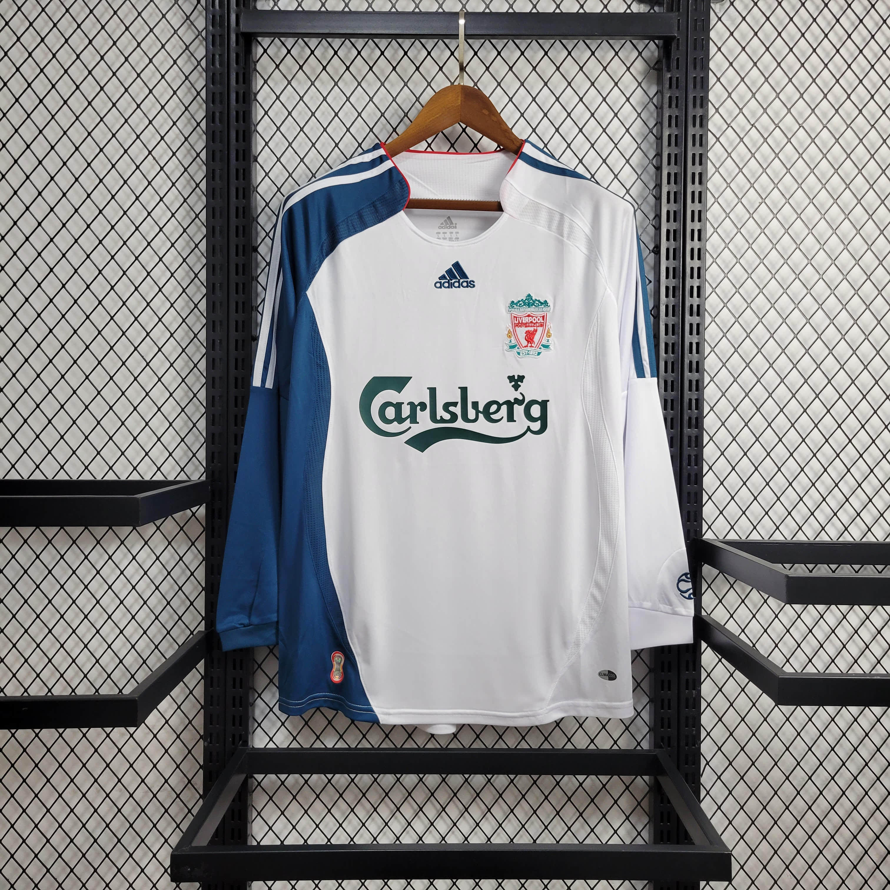Liverpool Retro Football Jersey Third Away Long Sleeve Custom Shirt 2006/07 - Jersey