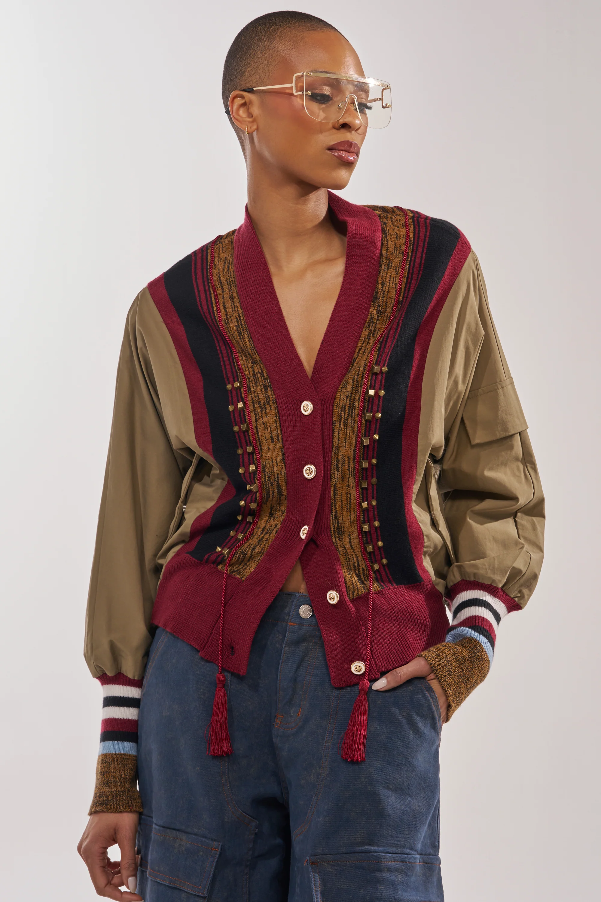 NEW DAY COLORBLOCK CARDIGAN - Akira Wear