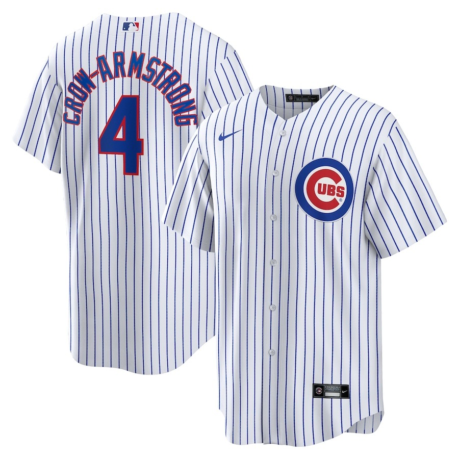 Men's Chicago Cubs Pete Crow-Armstrong Nike White Home Replica Jersey - Jersey