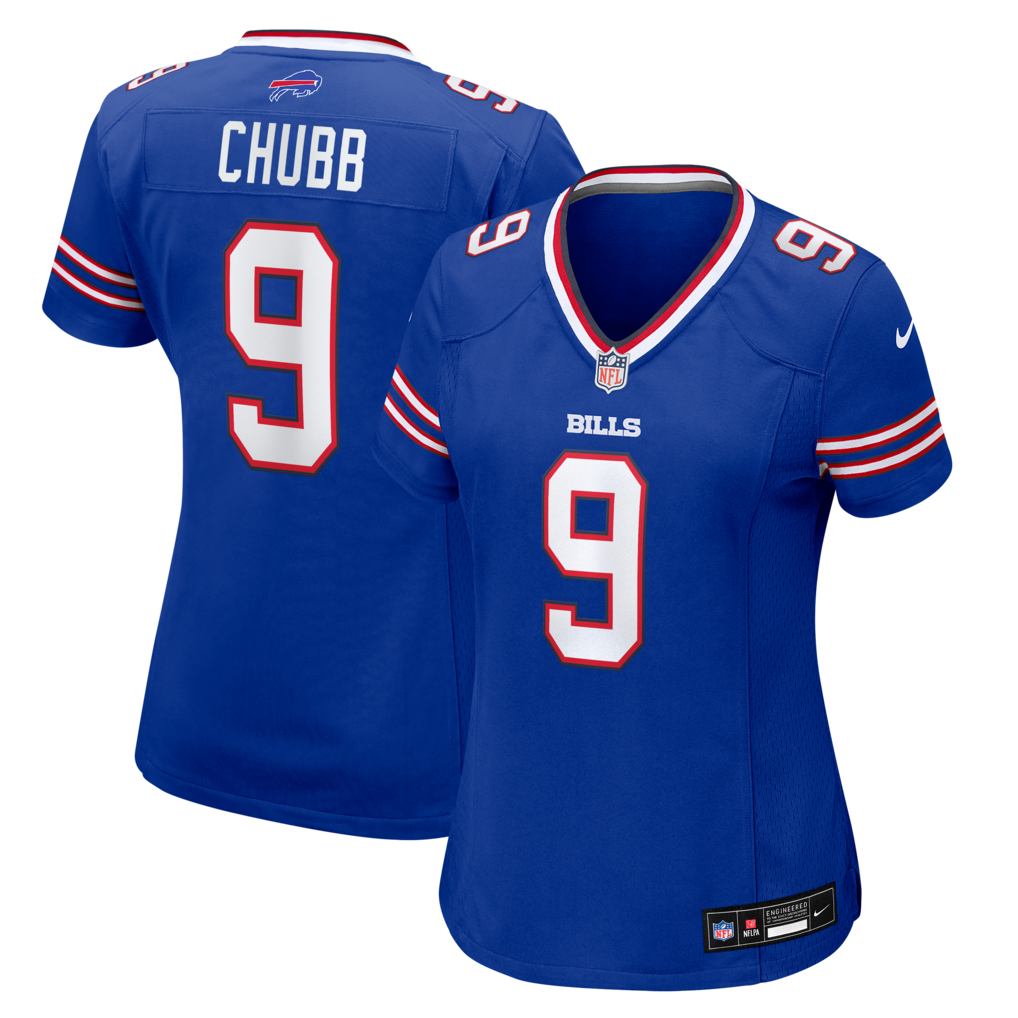 Women's Buffalo Bills Bradley Chubb Nike Royal Team Game Jersey - Jersey