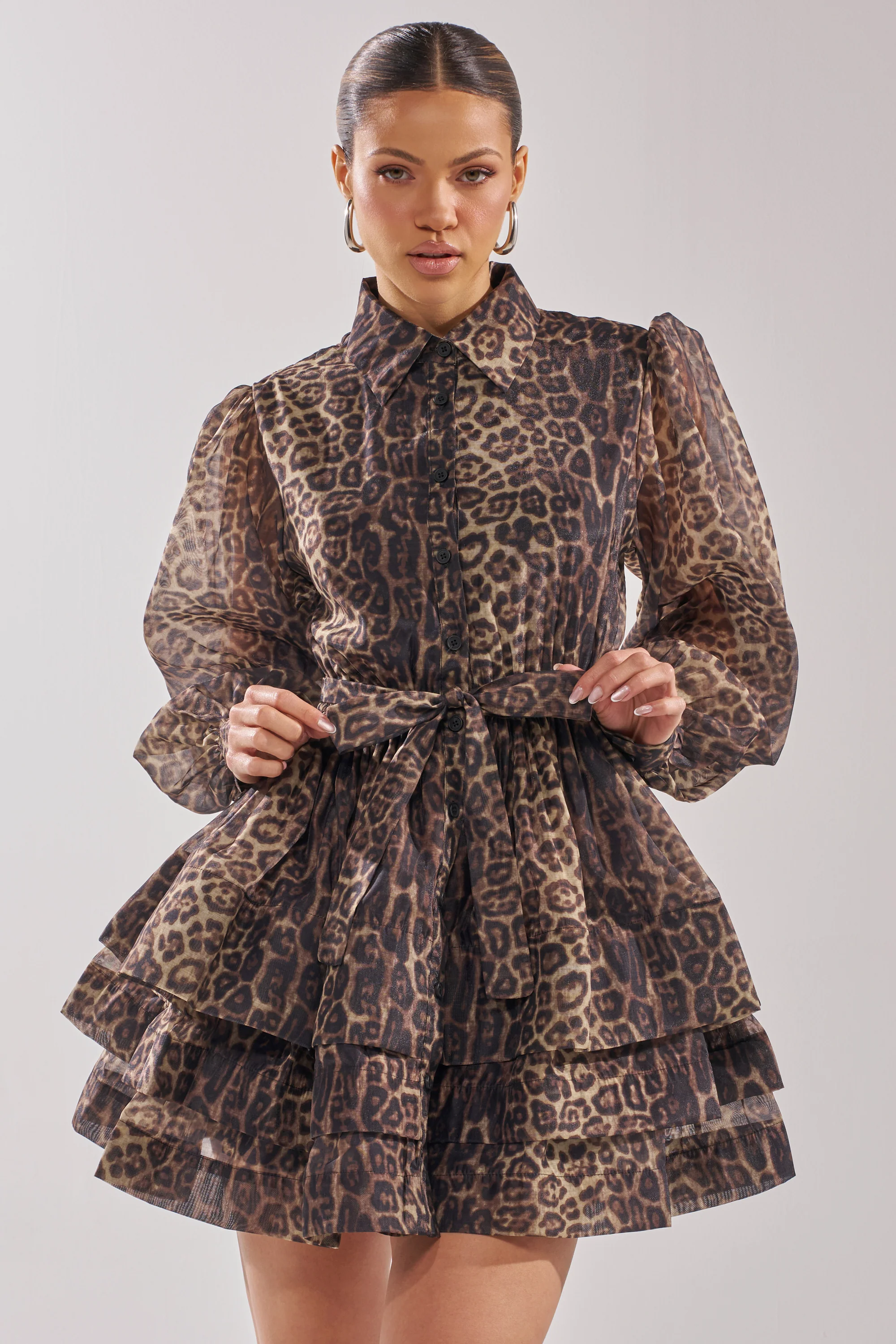 CHICEST OF CHIC LEOPARD PRINT MINI DRESS - Akira Wear