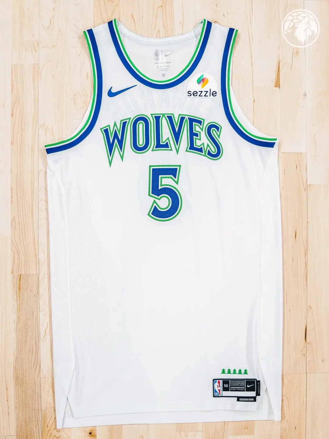 Men's Minnesota Timberwolves Anthony Edwards Nike White Swingman Jersey - Classic Edition - Jersey