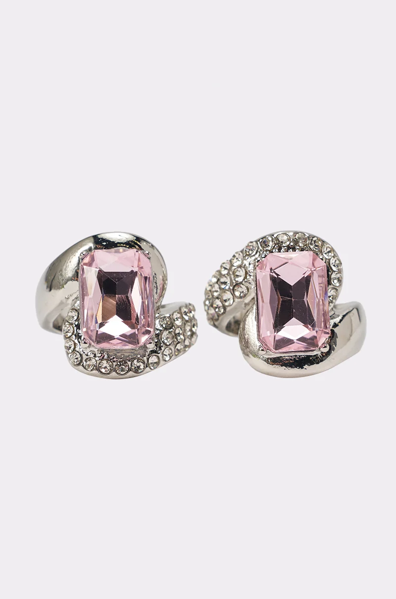 PRETTY IN PINK RING SET - Akira Wear