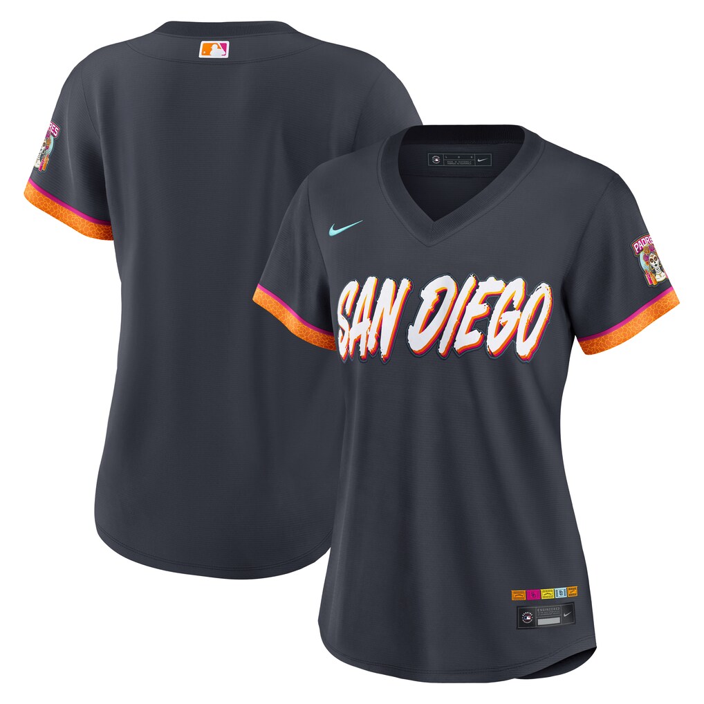 Women's San Diego Padres Nike Obsidian 2026 City Connect Stadium Jersey - Jersey