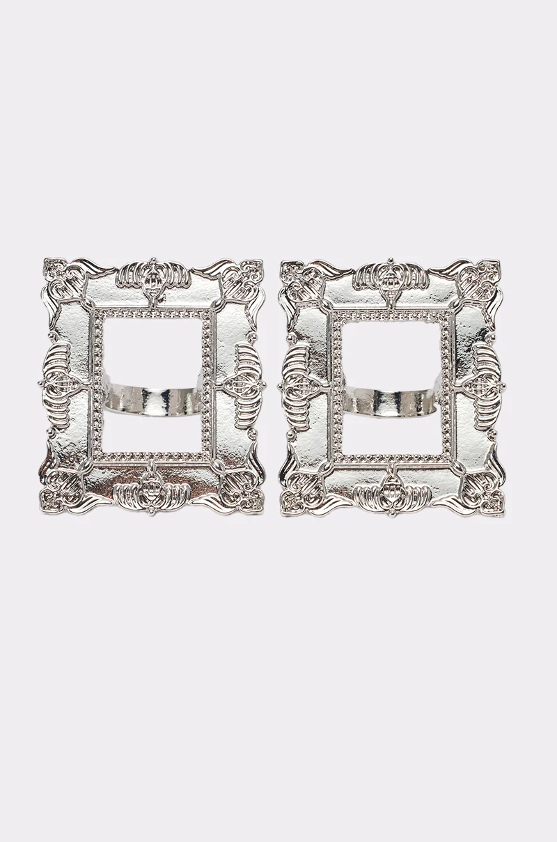 FRAMED MIND COCKTAIL RING SET - Akira Wear