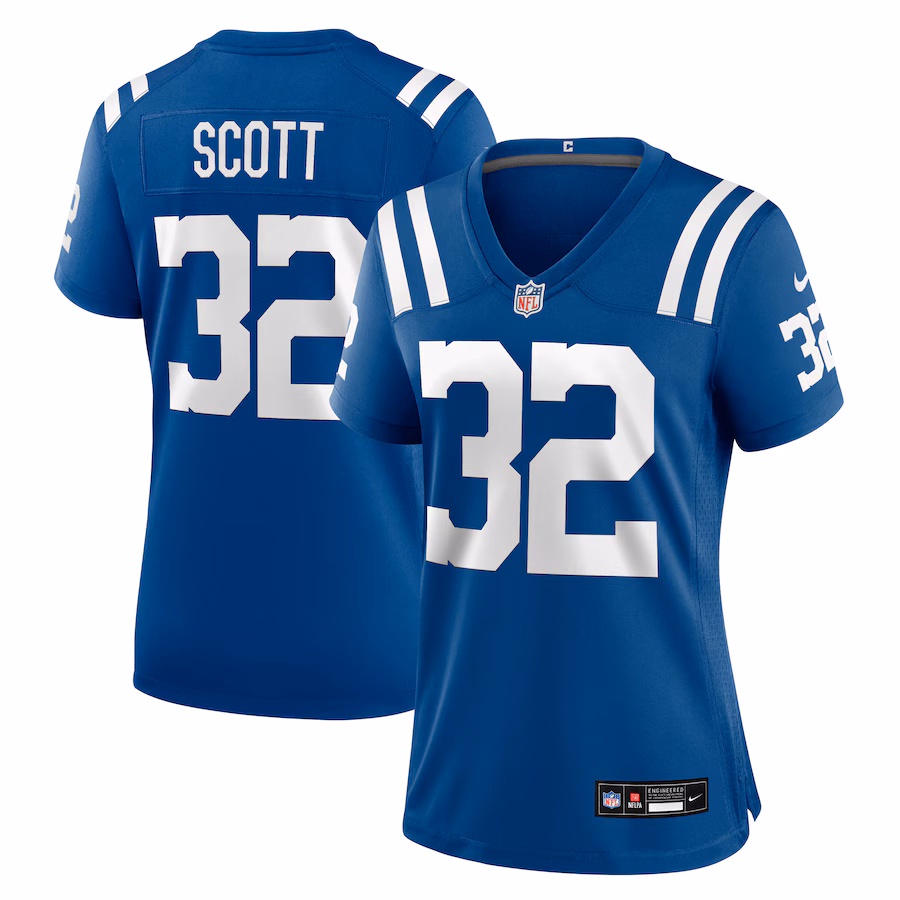 Women's Indianapolis Colts Daniel Scott Nike Royal Team Game Jersey - Jersey
