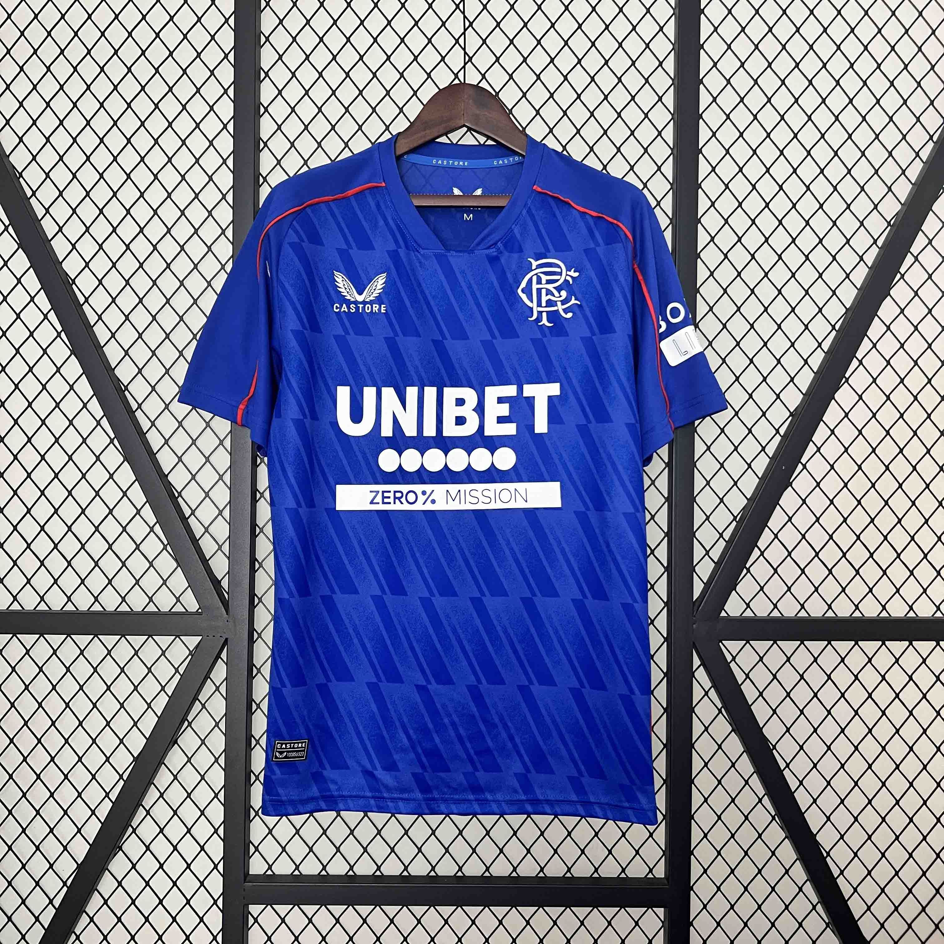 Rangers FC Soccer Jersey Home Custom Shirt 2024/25 - Jersey