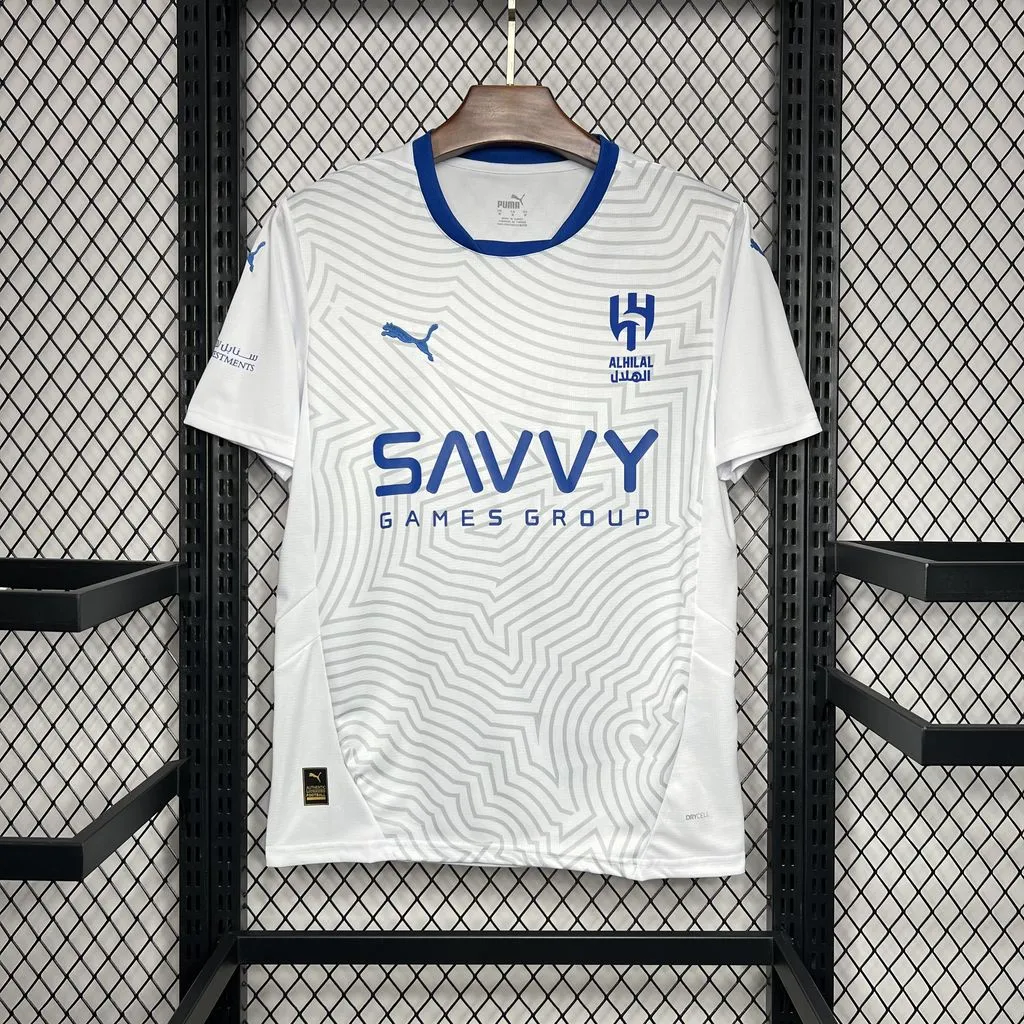 Al Hilal SFC Soccer Jersey Away Custom Shirt 2024/25 - Jersey