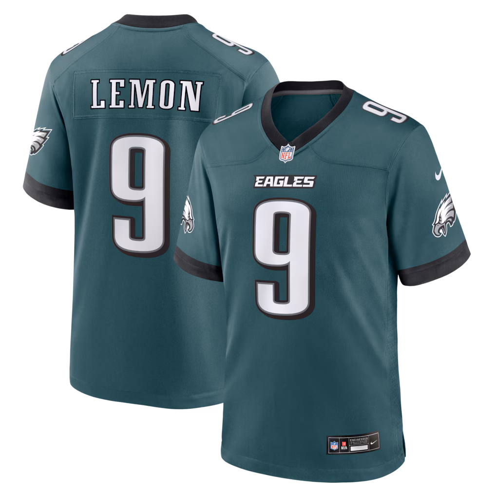 Men's Philadelphia Eagles Makai Lemon Nike Green 2026 NFL Draft First Round Pick No. 20 Team Game Jersey - Jersey