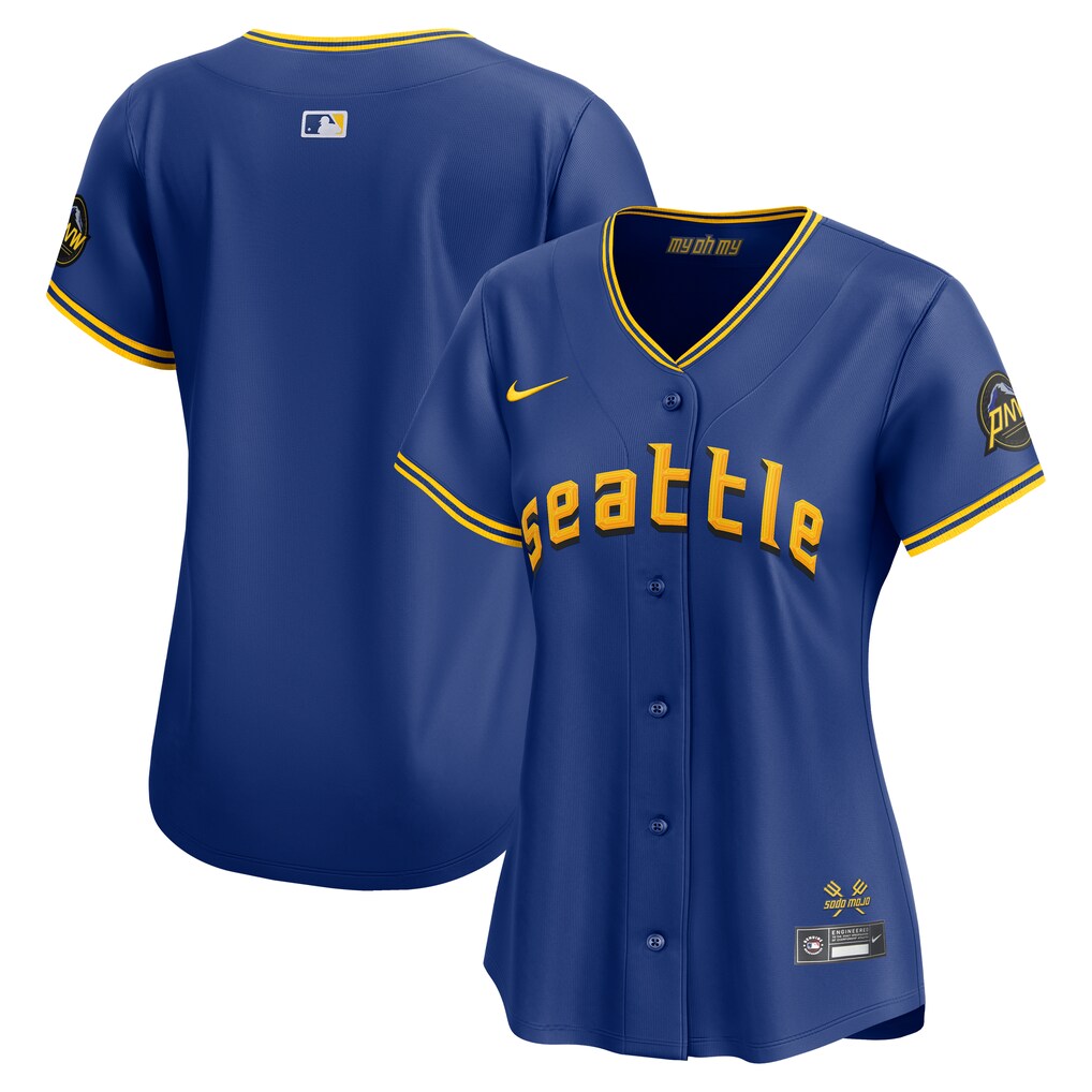 Women's Seattle Mariners Nike Royal City Connect Limited Jersey - Jersey