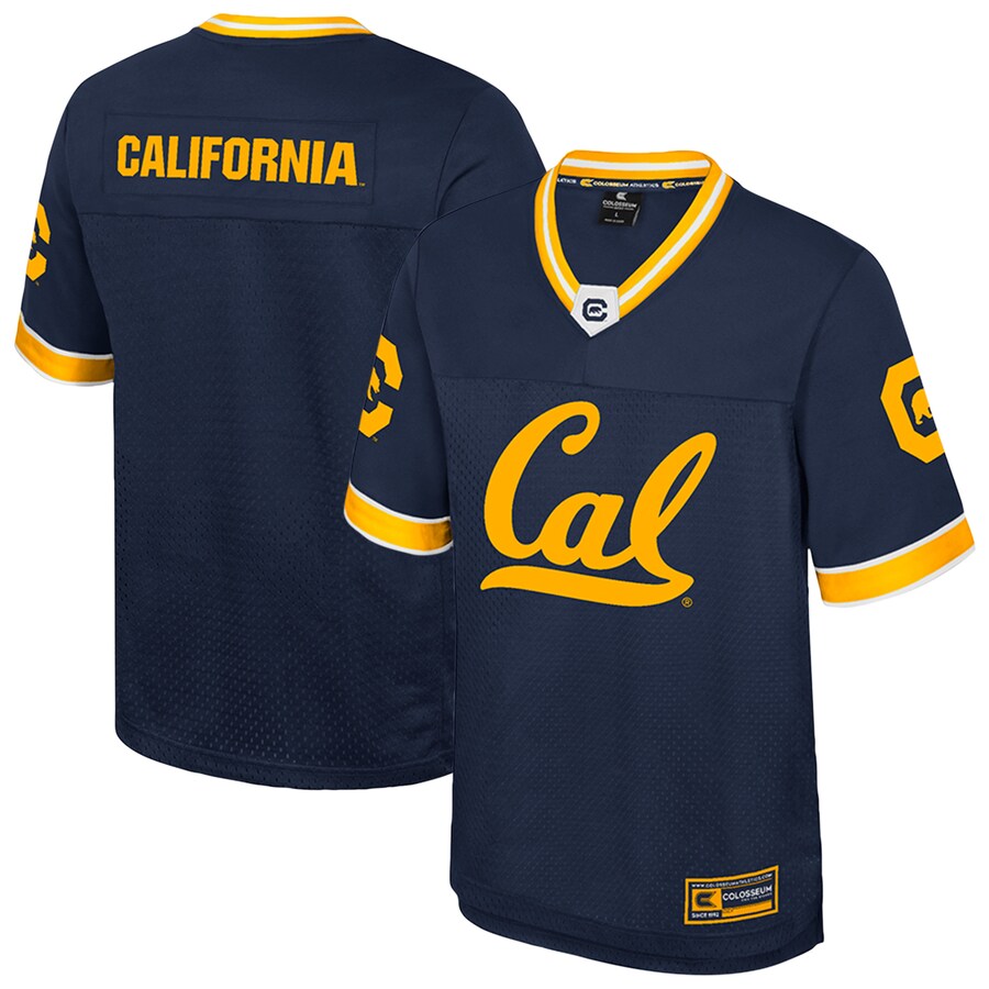 Men's Colosseum  Navy Cal Bears Nothing But The Hits Football Jersey - Jersey