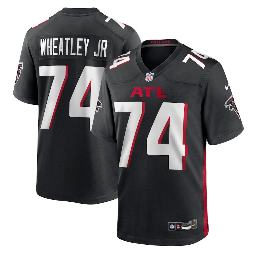 Men's Atlanta Falcons Tyrone Wheatley Jr Nike Black Team Game Jersey - Jersey