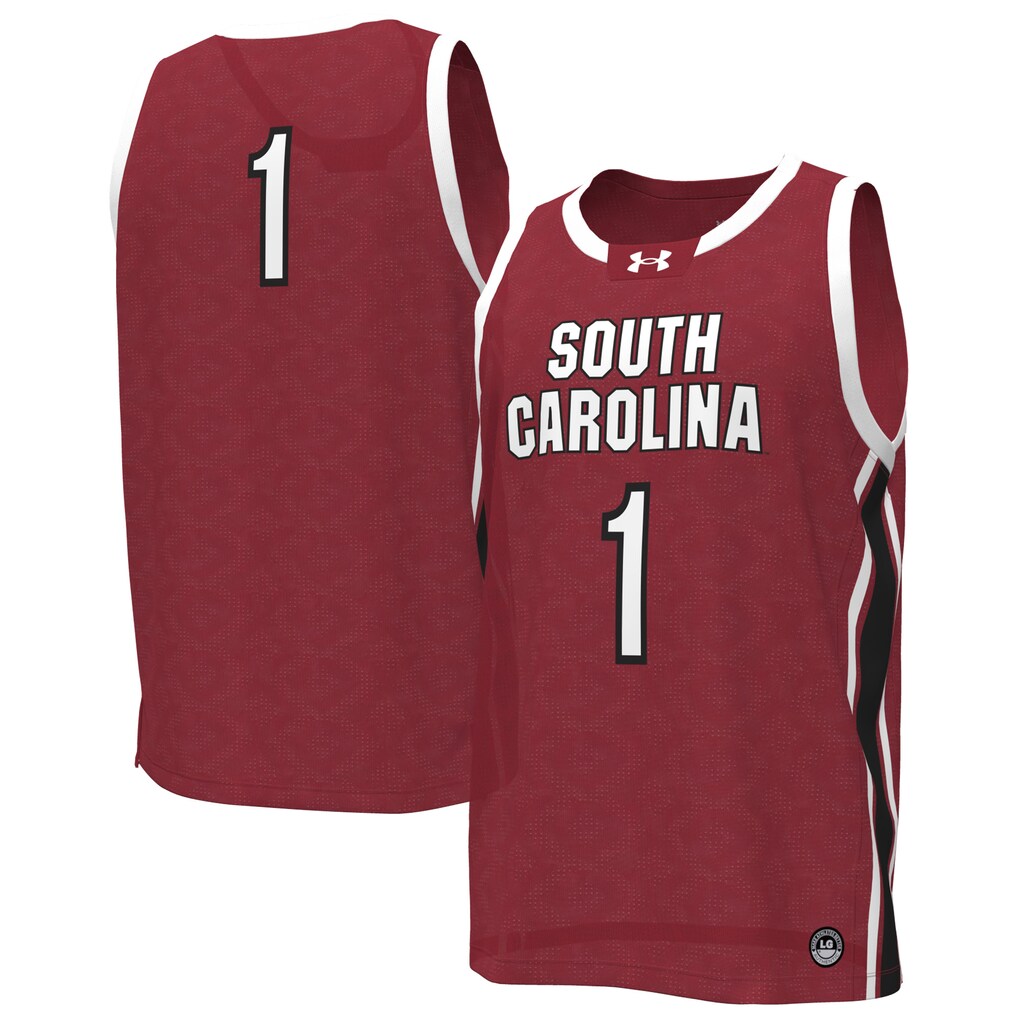 Women's Under Armour Garnet South Carolina Gamecocks #1 Replica Basketball Jersey - Jersey