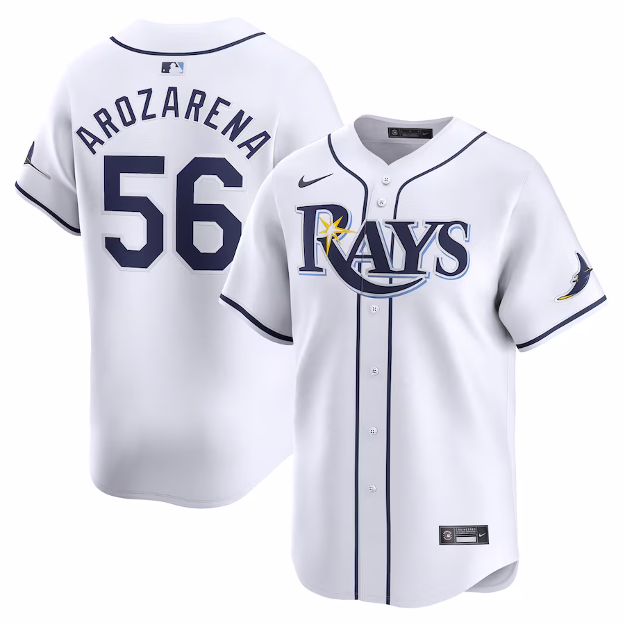 Men's Tampa Bay Rays Randy Arozarena Nike White Home Limited Player Jersey - Jersey