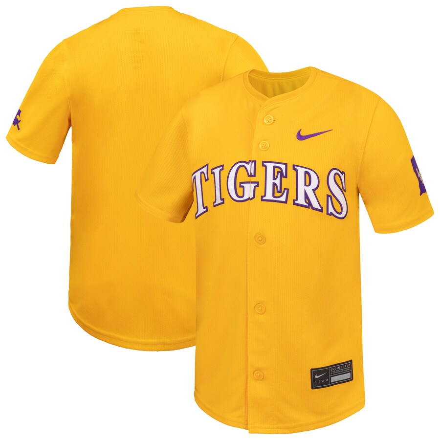 Youth Nike Gold LSU Tigers Limited Baseball Jersey - Jersey