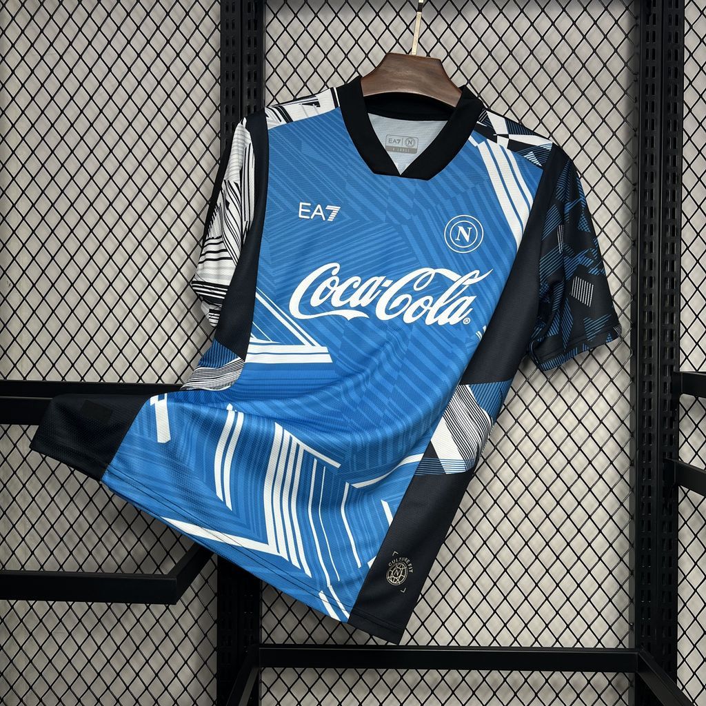 Napoli Soccer Jersey Pre-Match Custom Shirt 2024/25 - Jersey