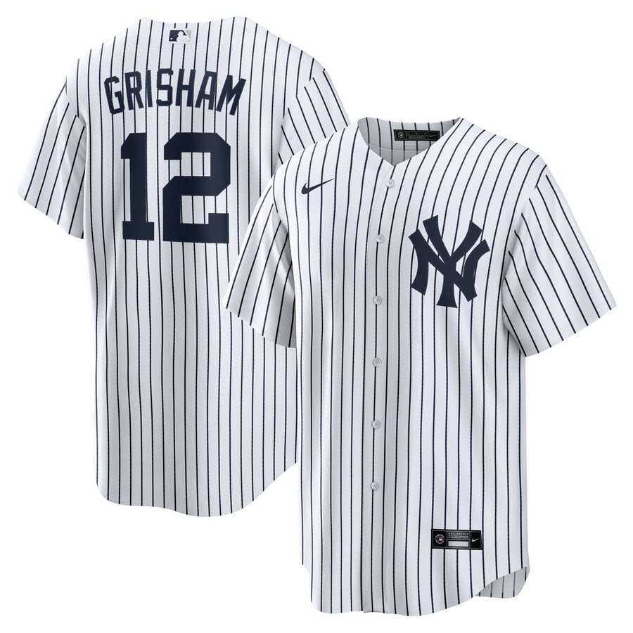 Men's New York Yankees Trent Grisham Nike White Home Replica Jersey - Jersey
