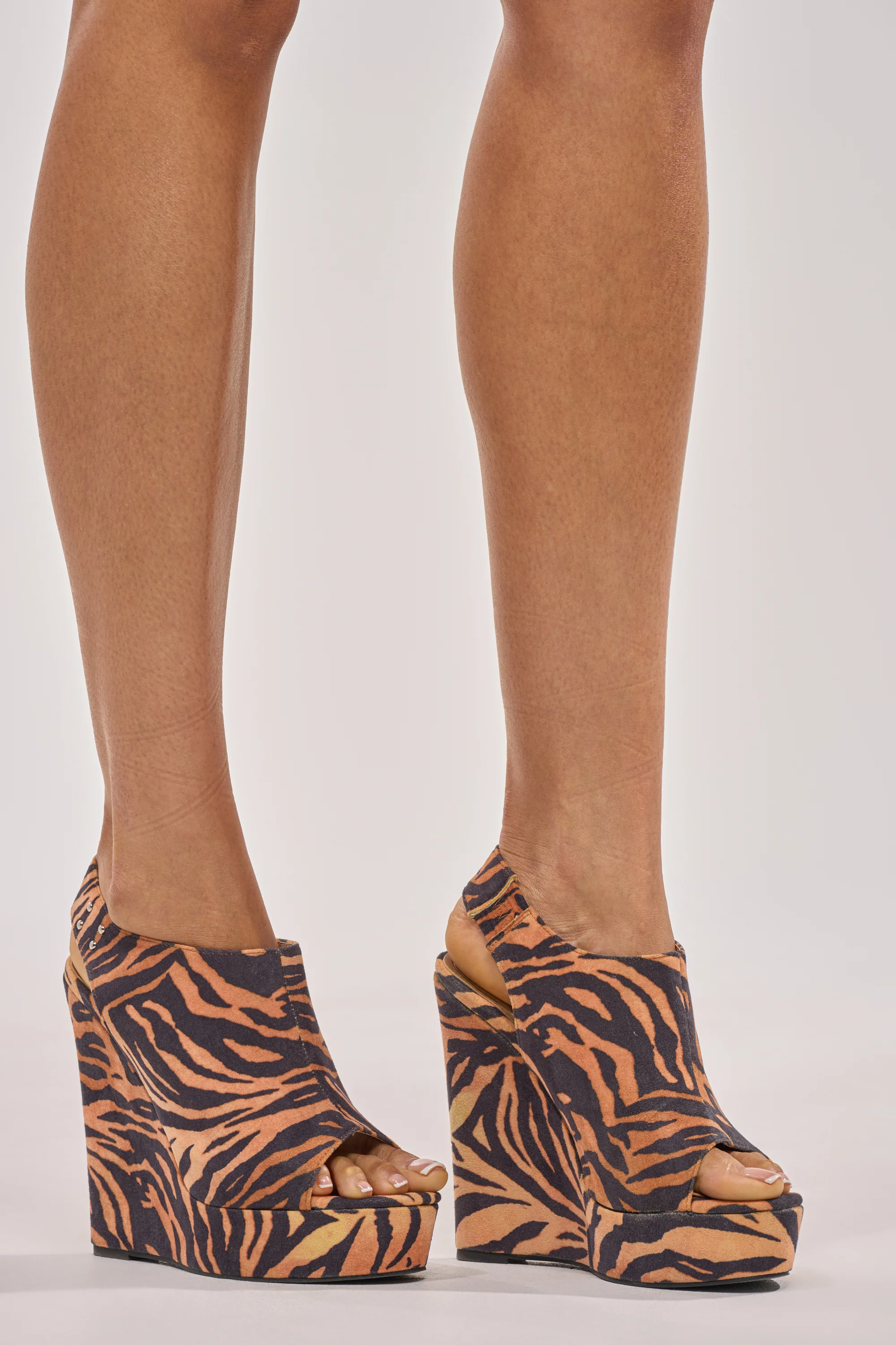 AZALEA WANG ARU TIGER WEDGE SANDAL - Akira Wear