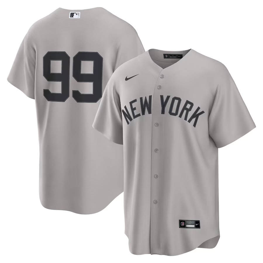 Men's New York Yankees Aaron Judge Nike Gray Road Replica Jersey - Jersey