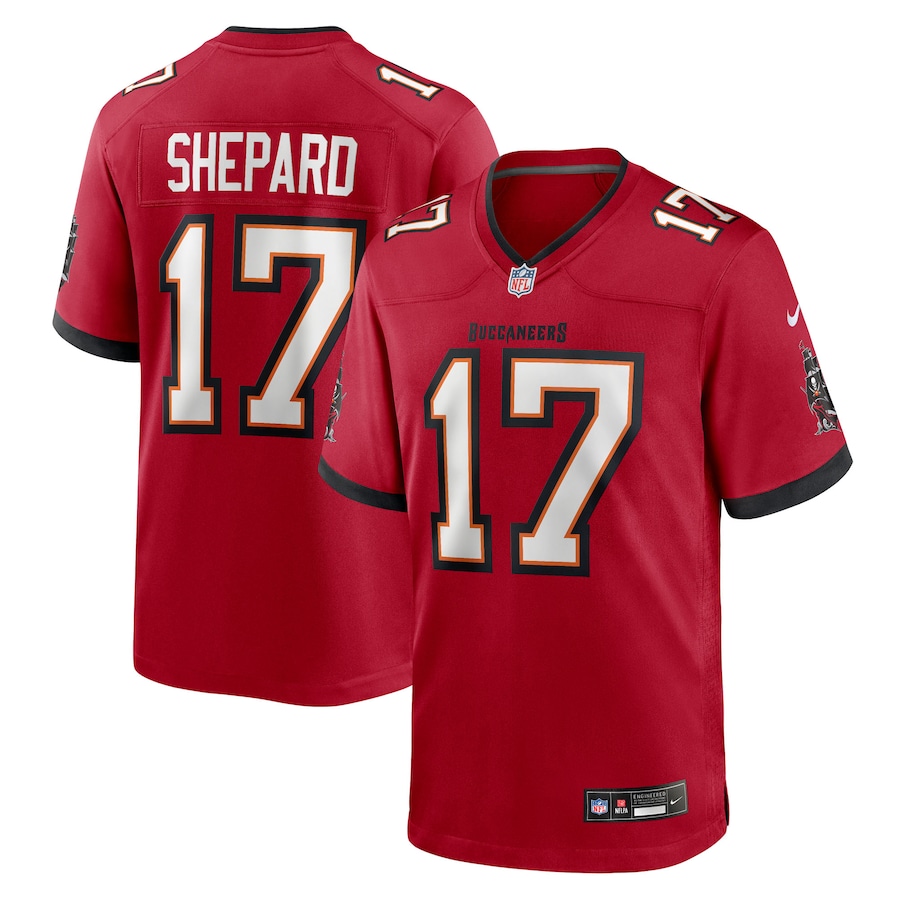 Men's Tampa Bay Buccaneers Sterling Shepard Nike Red Team Game Jersey - Jersey