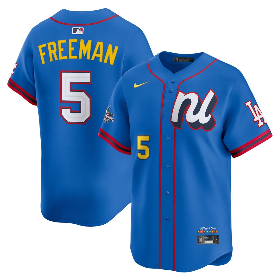 Men's National League Freddie Freeman Nike Blue 2025 All-Star Edition Limited Player Jersey - Jersey
