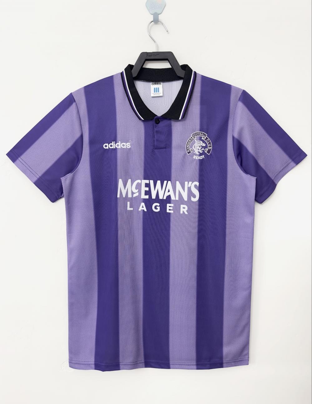 Rangers FC Retro Soccer Jersey Third Away Custom Shirt 1994-95 - Jersey