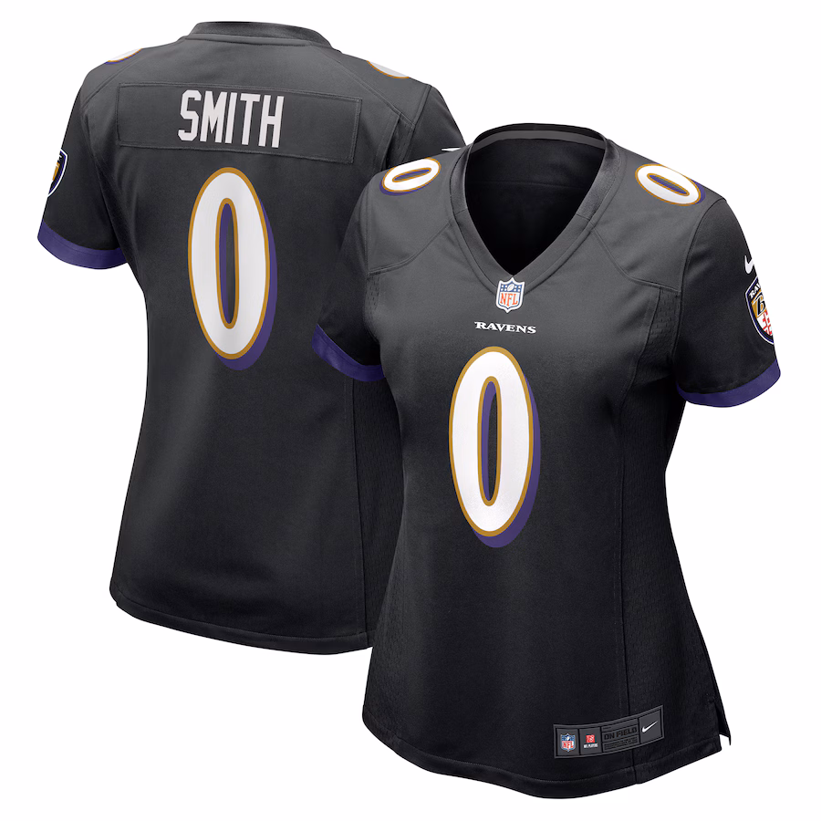 Women's Baltimore Ravens Roquan Smith Nike Black Alternate Game Jersey - Jersey