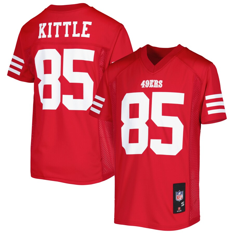 Youth San Francisco 49ers George Kittle Scarlet Team Replica Player Jersey - Jersey