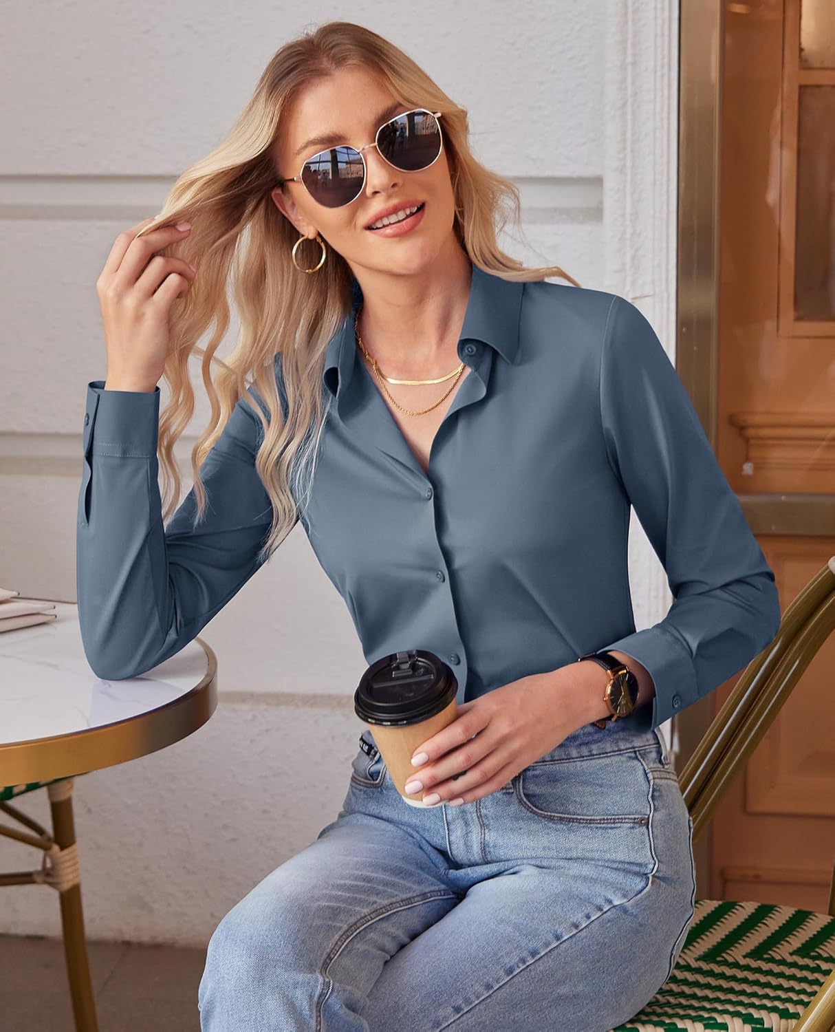 Casual Button-Down Shirt