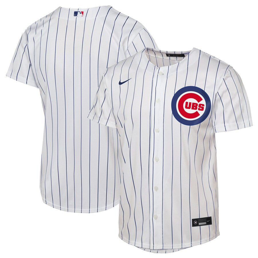 Youth Chicago Cubs Nike White Home Replica Jersey - Jersey
