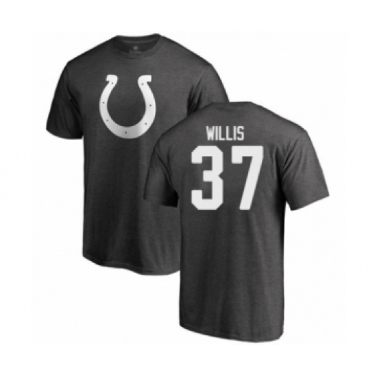 Football Indianapolis Colts #37 Khari Willis Ash One Color T-Shirt - Jersey