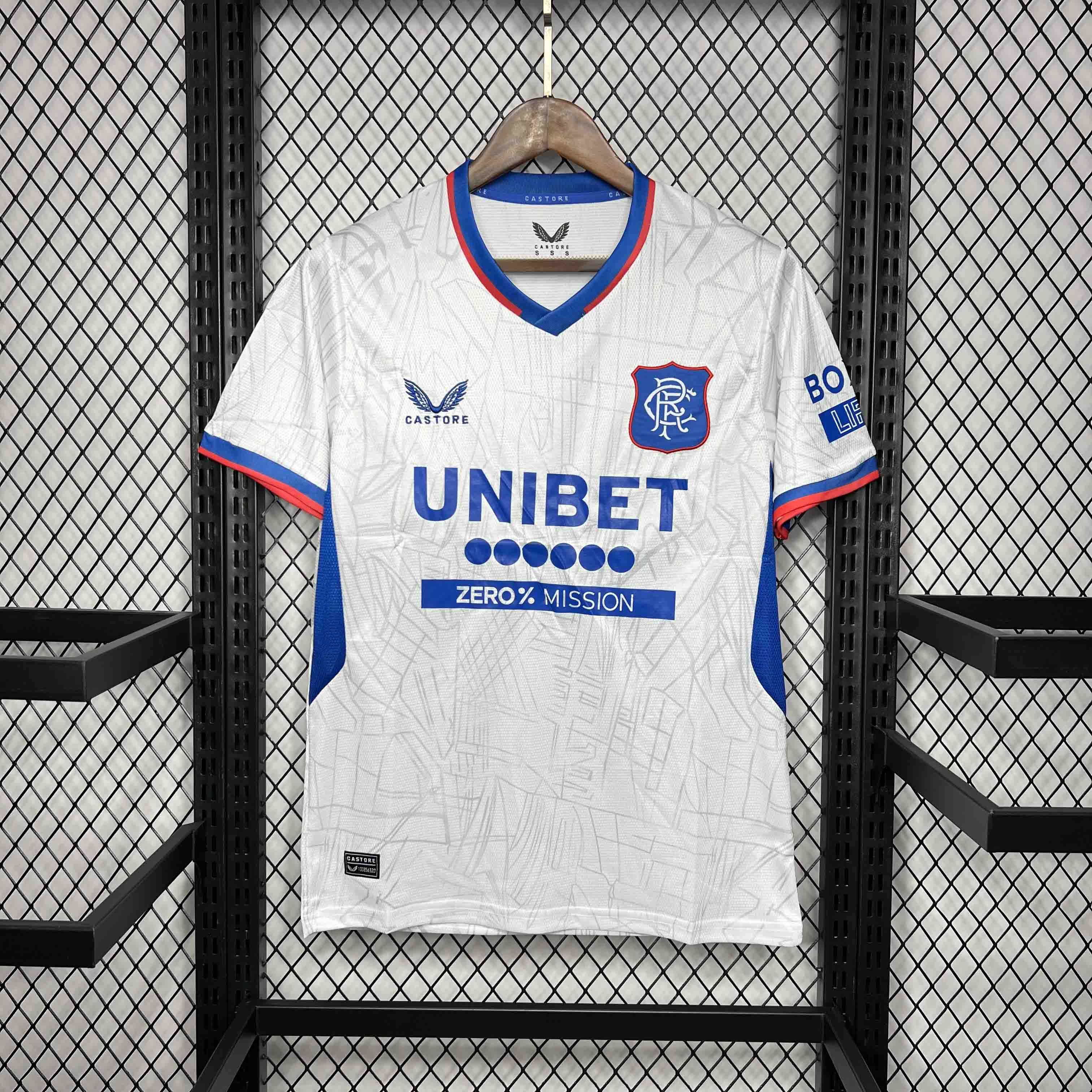 Rangers FC Soccer Jersey Away Custom Shirt 2024/25 - Jersey