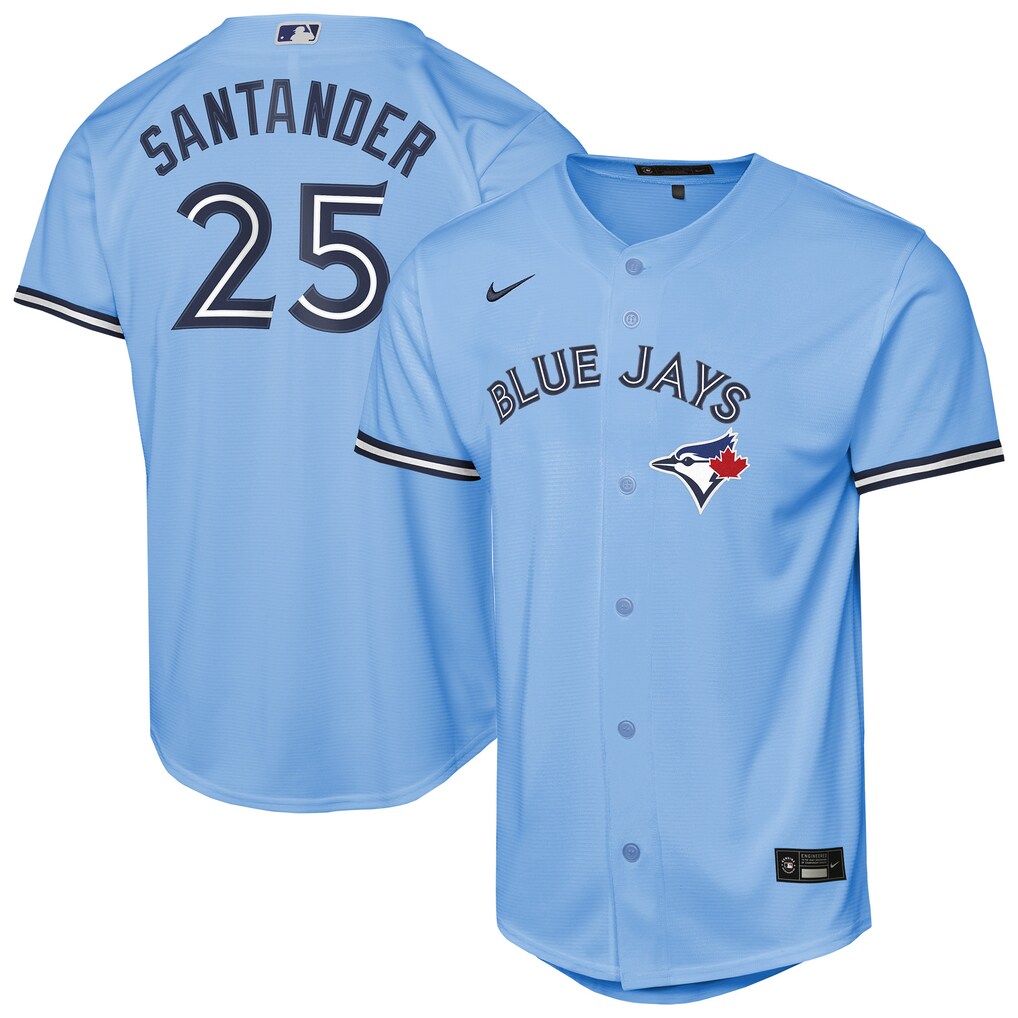 Youth Toronto Blue Jays Anthony Santander Nike Powder Blue Alternate Replica Jersey - Jersey