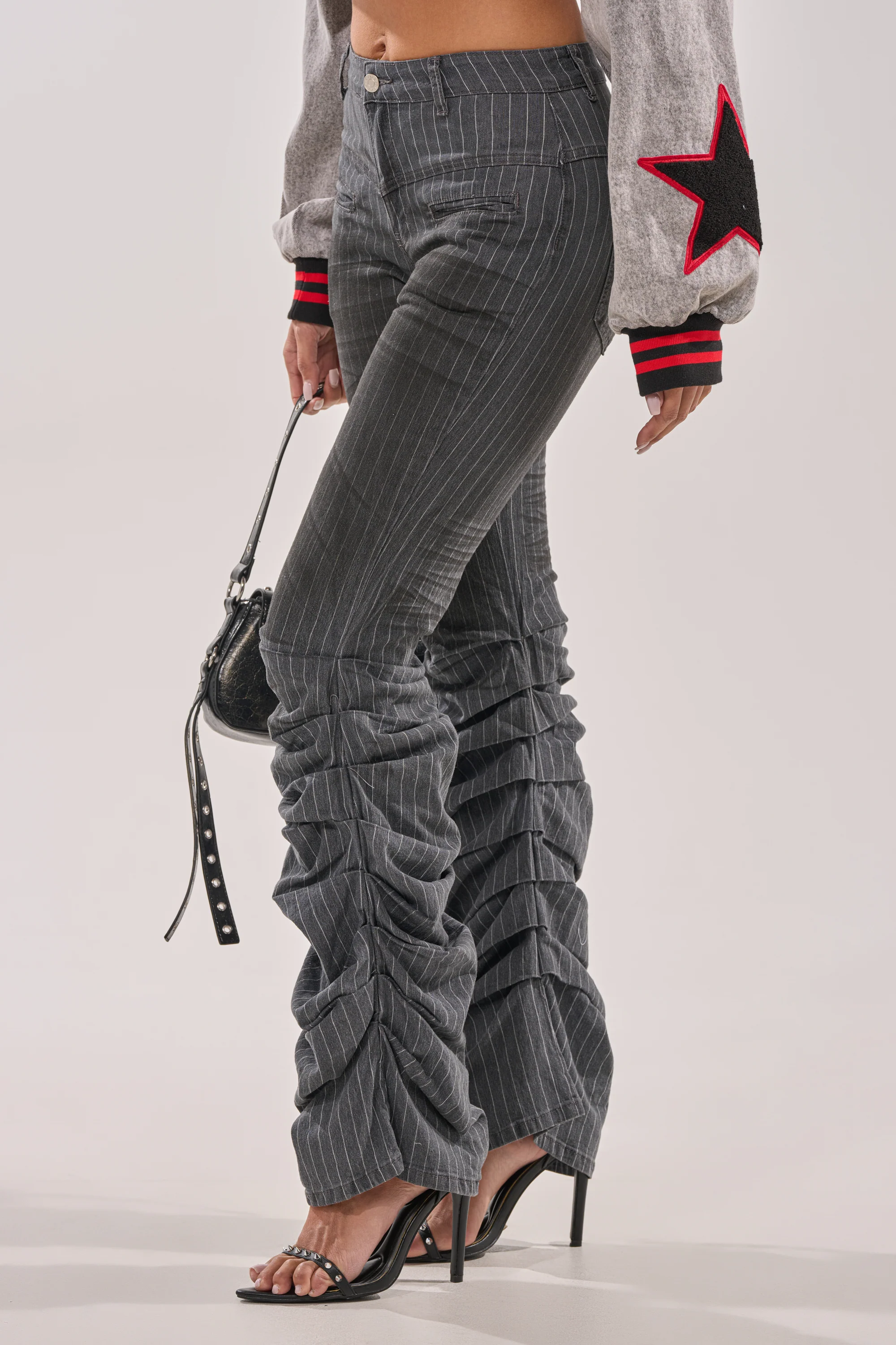 TALK TO ME STRIPE TROUSER - Akira Wear