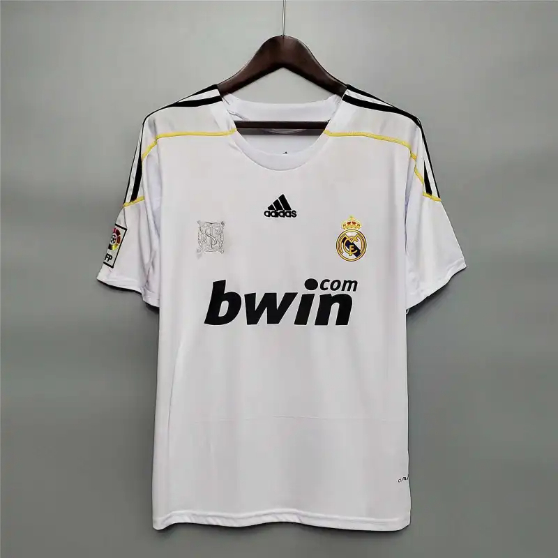 Real Madrid Retro Jersey Home Custom Soccer Shirt 2009/10 - Jersey